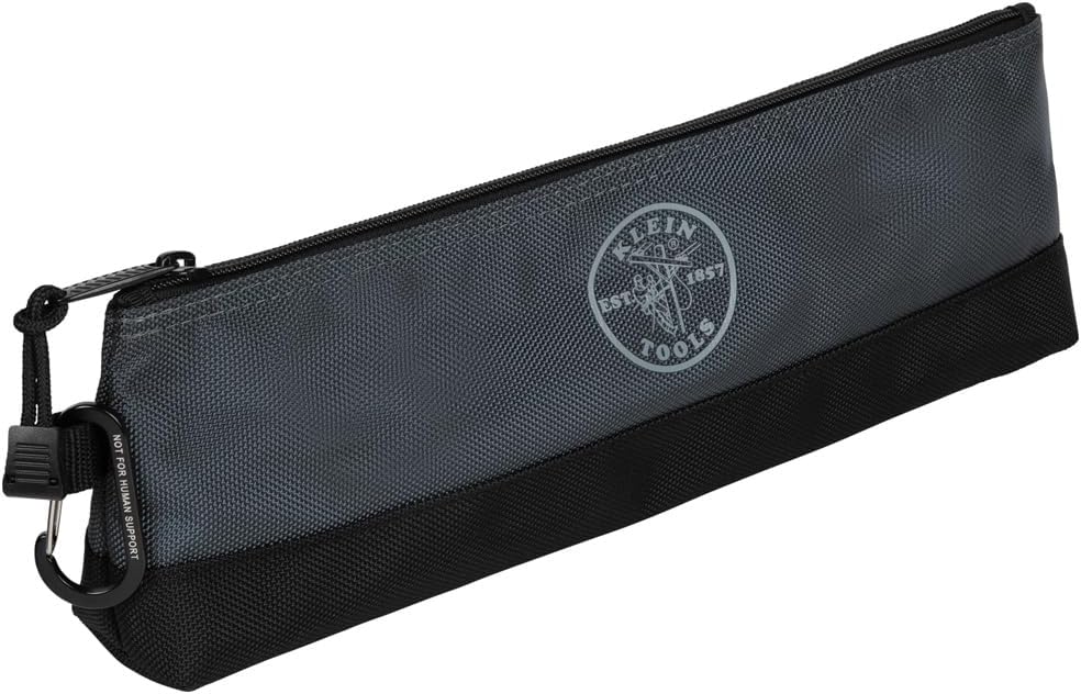 Klein Tools 55569 Stand-Up Zipper Bag Tool Pouch with Carabiners, Reinforced Gusseted Bottoms, Water Resistant 1680d, Multi-Size 5-Pack - Image 13
