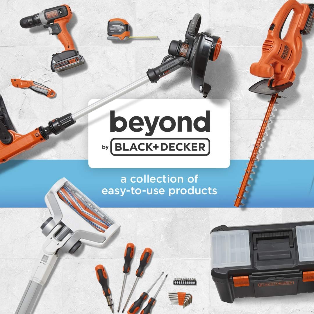 beyond by BLACK+DECKER BLACK+DECKER BDST60500APB Stackable Storage System - 3 Piece Set (Small, Deep Toolbox, and Rolling Tote) - Image 8